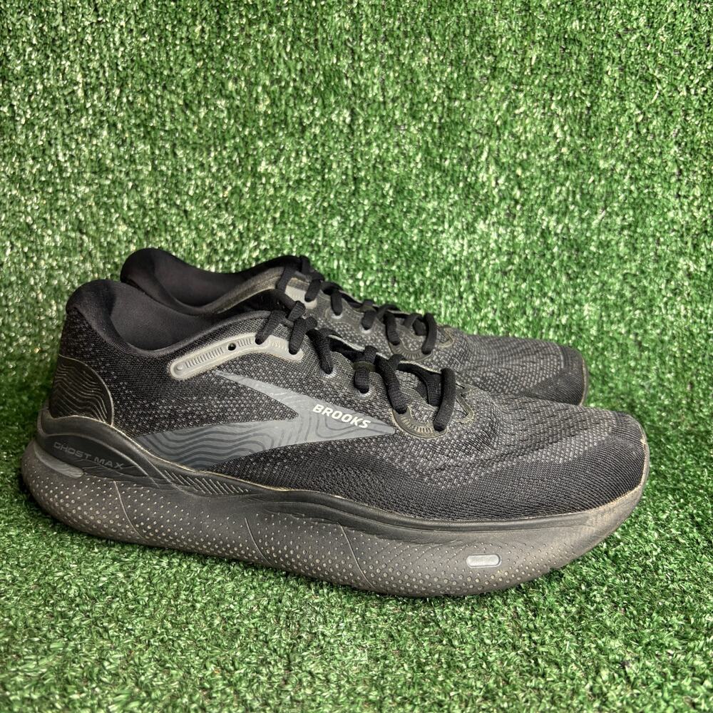 Brooks Ghost Max Running Shoes Cushion Neutral Black Grey Womens Size 10B‎